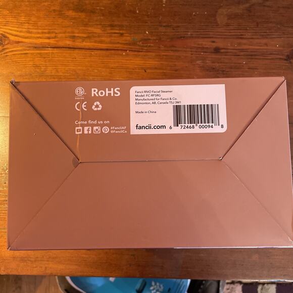 Fancii Rivo Smart Aromatherapy Facial Steamer Model FC-RFSRG Open Box Complete - Picture 4 of 7